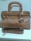 ♥ Bolsa Bege Medalhão