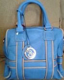 ♥ Bolsa Azul e bege