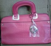 ♥ Bolsa rosa medalhão
