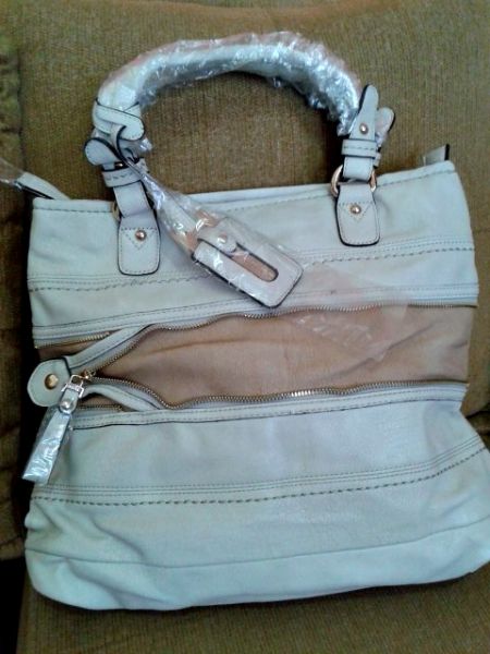 ♥ Bolsa Bege e marron